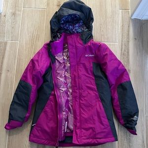Columbia Whirlybird II Snow/Ski coat size girls M